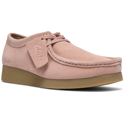 Clarks WallabeeEVOSh D - Light PInk Suede 